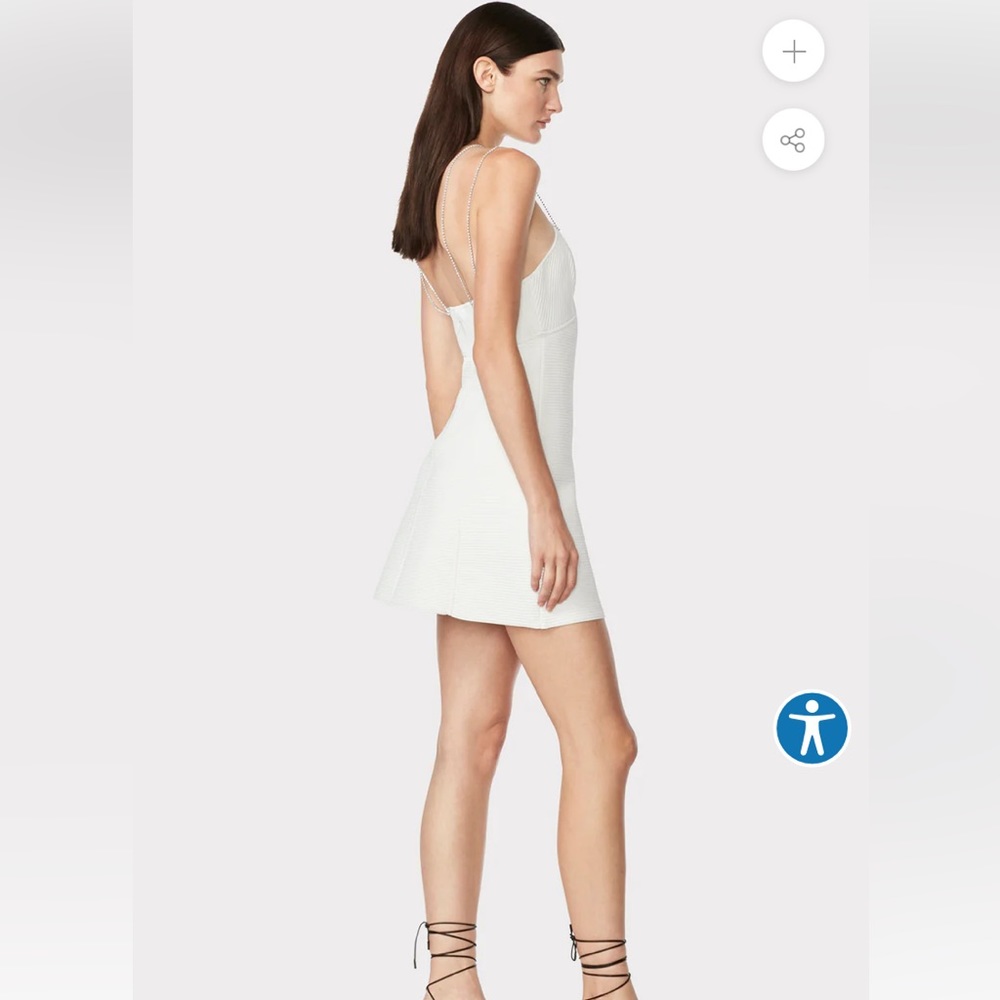HERVÉ LÉGER
Crystal-embellished ribbed-knit mini dress - Picture 3 of 8